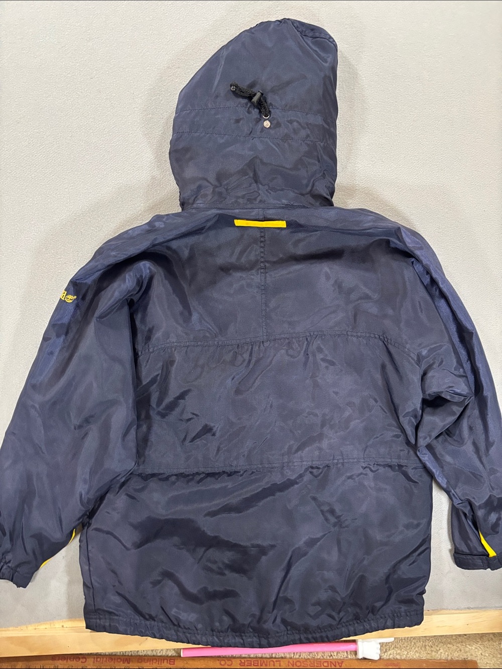 Timberland navy heavyweight outdoor windbreaker jacket M - Picture 15 of 15